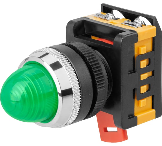 Сигнальная лампа TDM ELECTRIC AL-22 d22мм, зеленый неон/230В, цилиндр SQ0702-0009