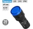 Лампа TDM ELECTRIC AD-16DS матрица, d16мм, синий, 24В, AC/DC SQ0702-0059 2