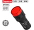Лампа TDM ELECTRIC AD-16DS матрица, d16мм, красный, 24В, AC/DC SQ0702-0056 2
