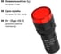 Лампа TDM ELECTRIC AD-16DS матрица, d16мм, красный, 24В, AC/DC SQ0702-0056 5