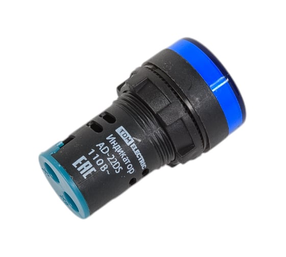 Лампа TDM AD-22DS матрица, d22мм, синий, 110В, AC/DC SQ0702-0032