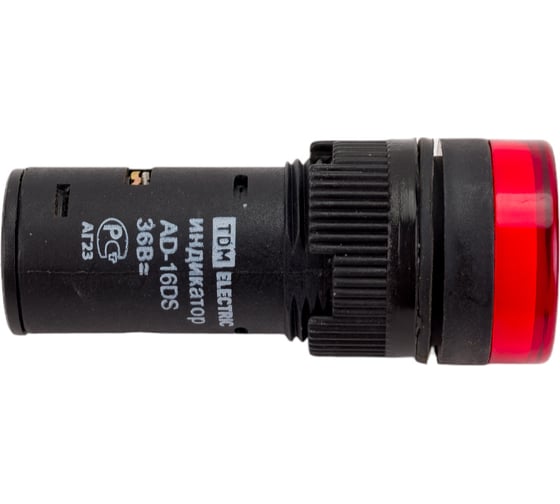 Лампа TDM AD-16DS матрица, d16мм, красный, 36В, AC/DC SQ0702-0061