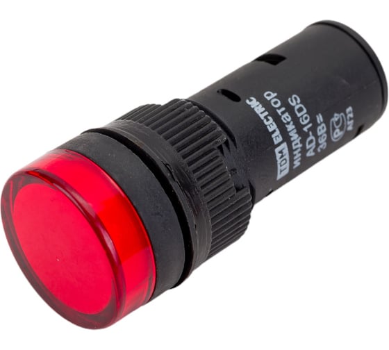 Лампа TDM AD-16DS матрица, d16мм, красный, 36В, AC/DC SQ0702-0061