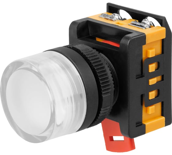 Сигнальная лампа TDM ELECTRIC AL-22TE d22мм, прозрачная, неон/230В, цилиндр SQ0702-0039