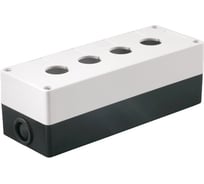 Корпус TDM КП104 для кнопок, 4места, белый SQ0705-0004