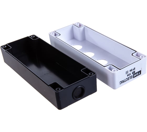 Корпус TDM КП104 для кнопок, 4места, белый SQ0705-0004