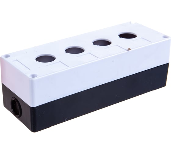 Корпус TDM КП104 для кнопок, 4места, белый SQ0705-0004