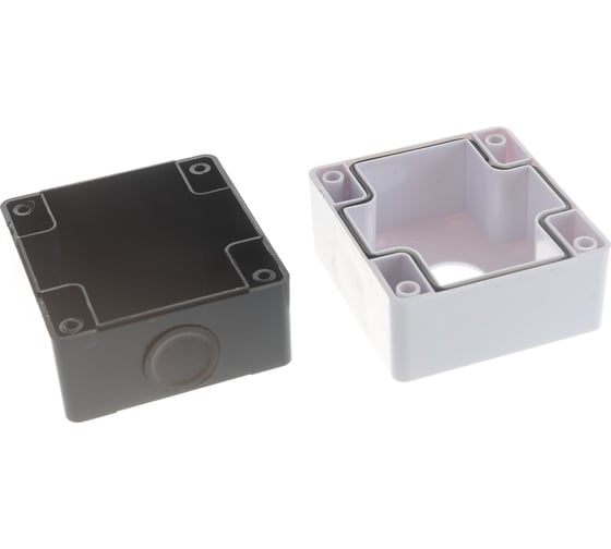 Корпус TDM КП101 для кнопок, 1место, белый SQ0705-0001