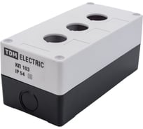 Корпус TDM КП103 для кнопок, 3места, белый SQ0705-0003