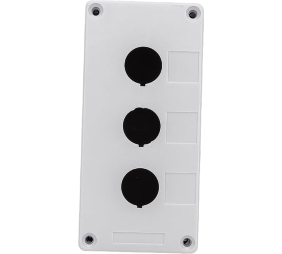 Корпус TDM КП103 для кнопок, 3места, белый SQ0705-0003