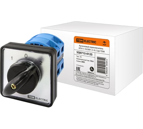 Переключатель TDM ELECTRIC КПУ11-10/2001 1-0-2 2р SQ0715-0125