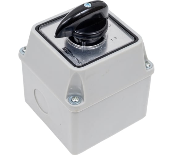 Переключатель TDM ELECTRIC КПУ38-10/53 1-0-2 3р SQ0715-0183