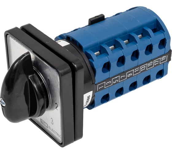 Кулачковый переключатель TDM ELECTRIC КПУ11-10/136 0-1-2-3 3р SQ0715-0086 1