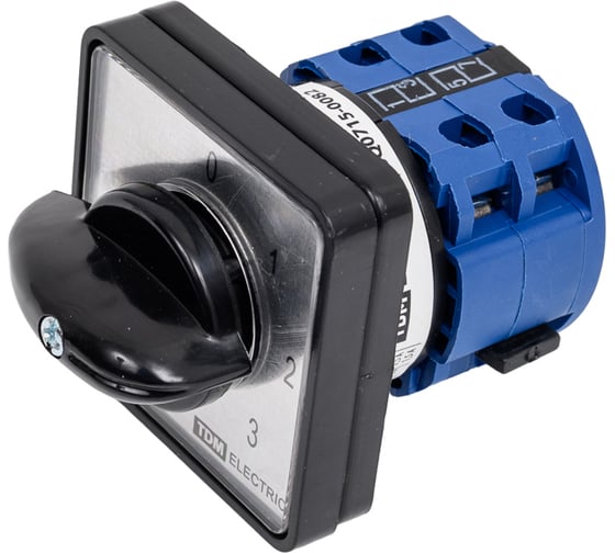 Кулачковый переключатель TDM ELECTRIC КПУ11-10/108 0-1-2-3 1р SQ0715-0082 1