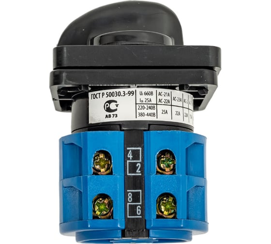 Переключатель КПУ11-25/205 TDM ELECTRIC 1-2, 2р возврат SQ0715-0114
