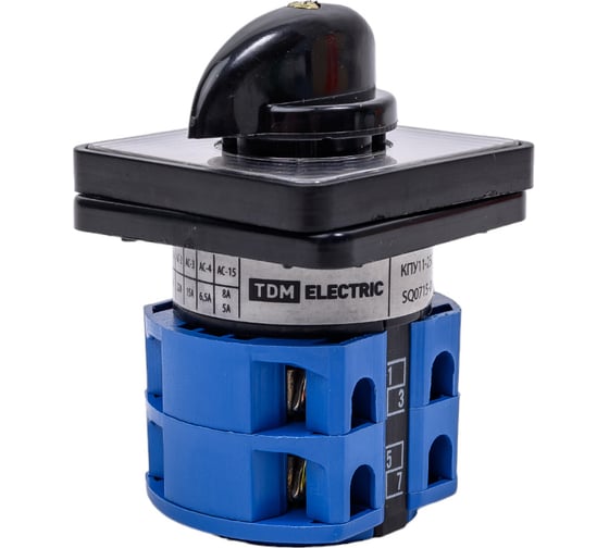Переключатель TDM ELECTRIC КПУ11-10/4028 1-0-2, 4р SQ0715-0129