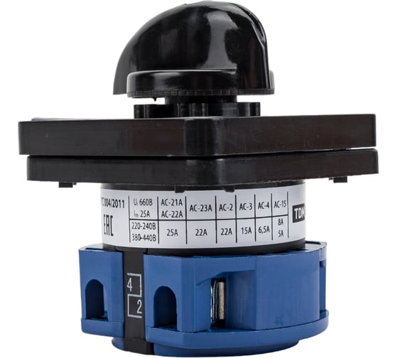 Переключатель КПУ11-25/0103 TDM ELECTRIC 0-1, 2р SQ0715-0064