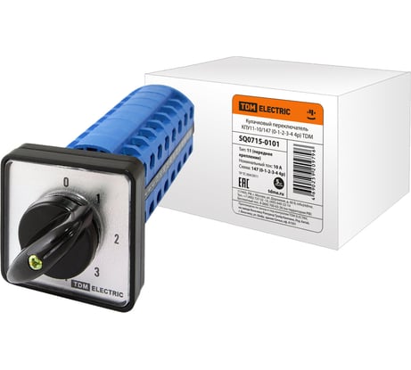 Переключатель КПУ11-10/147 TDM ELECTRIC 0-1-2-3-4, 4р SQ0715-0101