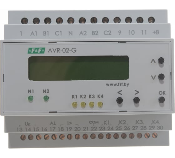 Устройство управления резервным питанием F&F АВР AVR-02-G EA04.006.005