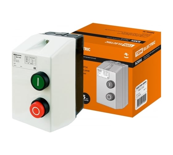 Контактор TDM КМН11260 12А, в оболочке, Ue=380В/АС3, IP54 SQ0709-0004 1