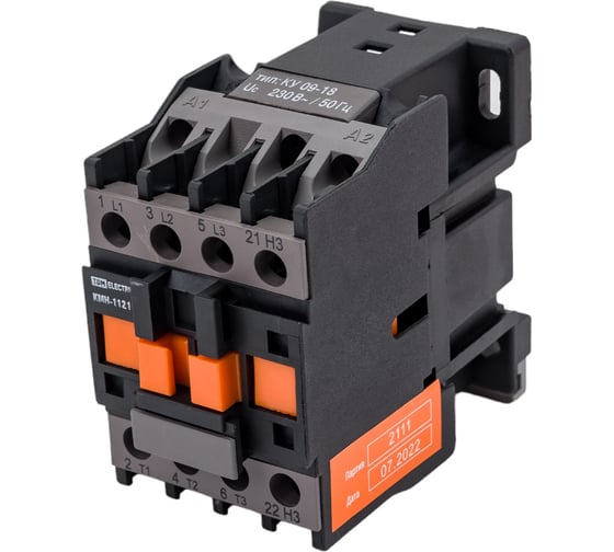 Контактор TDM ELECTRIC КМН-11211 12А, 230В/АС3, 1НЗ SQ0708-0008