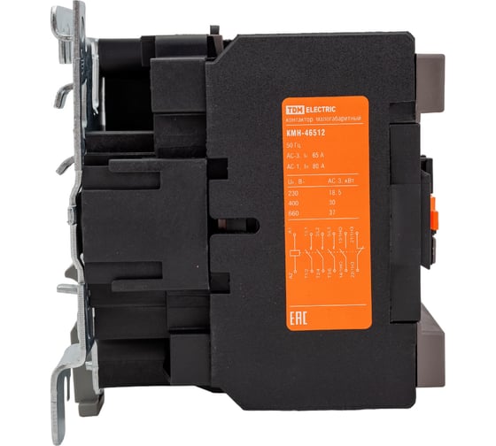 Контактор TDM КМН-46512 65А, 400В/АС3, 1НО1НЗ SQ0708-0027