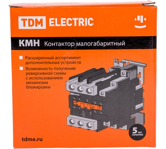 Контактор TDM ELECTRIC КМН-48012 80А, 400В/АС3, 1НО1НЗ SQ0708-0029