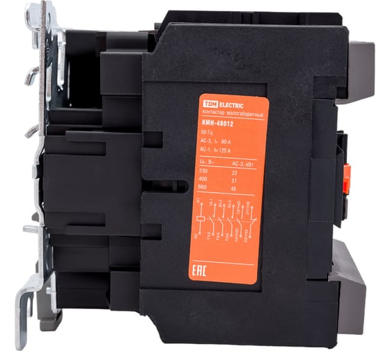 Контактор TDM ELECTRIC КМН-48012 80А, 400В/АС3, 1НО1НЗ SQ0708-0029