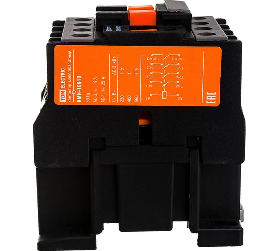 Контактор TDM КМН-10910, 9А, 230В/АС3, 1НО SQ0708-0002
