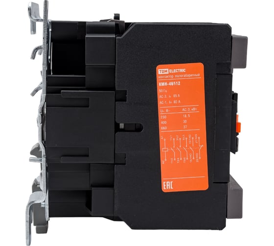 Контактор TDM ELECTRIC КМН-46512, 65А, 230В/АС3, 1НО1НЗ SQ0708-0026