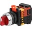 Переключатель TDM ELECTRIC АNСLR-22-3, на 3 фиксированных положения, красный, неон/230В, I-O, 1з+1р SQ0703-0004 1