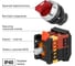 Переключатель TDM ELECTRIC АNСLR-22-3, на 3 фиксированных положения, красный, неон/230В, I-O, 1з+1р SQ0703-0004 4