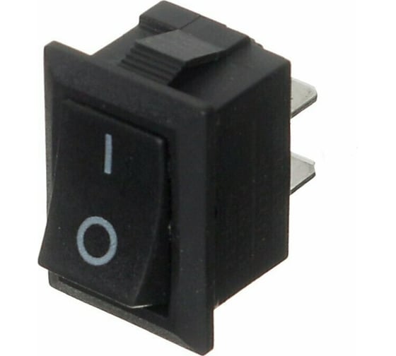 Клавишный переключатель TDM YL-211-05, черный, 2 положения, 1з SQ0703-0023