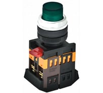 Кнопка IEK ABLFP-22 зеленая 1з+1р ИЭК BBT20-ABLFP-K06