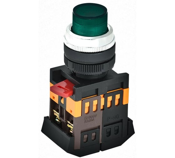 Кнопка IEK ABLFP-22 зеленая 1з+1р ИЭК BBT20-ABLFP-K06