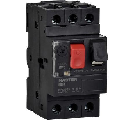 Автоматический выключатель защиты двигателя IEK ПРК 32-25 In25А Ir20-25А Ue 660В ИЭК DMS11-025