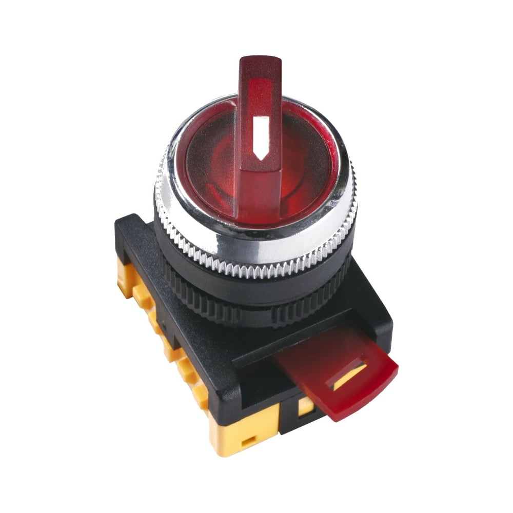 Переключатель IEK ANC-22-2 на 2 фиксированных положения, красный 1з+1р ...
