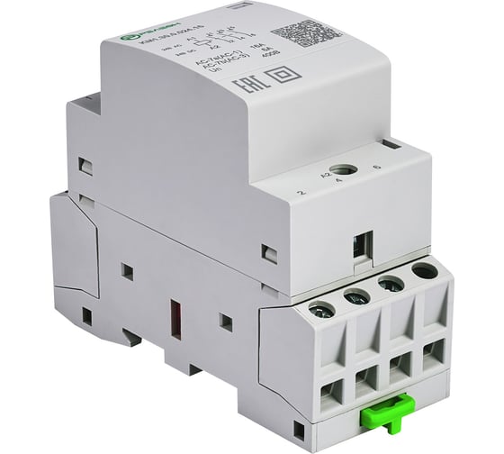 Модульный контактор Релеон 4НЗ контакта 32А; 12В AC/DC; KM104001232