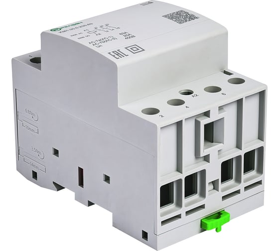 Модульный контактор Релеон 4НО контакта 63А; 12В AC/DC; KM140001263