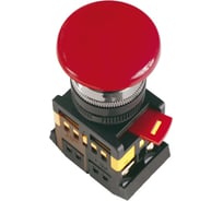 Кнопка с фиксацией IEK AEAL-22 красная, D22, 240В, 1з+1р, ИЭК BBG60-AEAL-K04