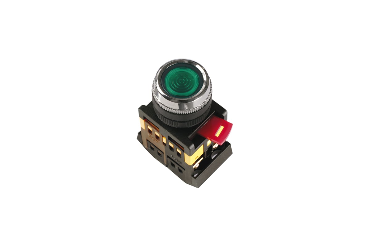 Кнопка IEK ABLFS-22 зеленая, 1з+1р, ИЭК 10 шт BBT30-ABLFS-K06 ...