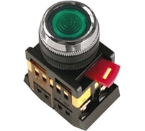 Кнопка IEK ABLFS-22 зеленая, 1з+1р, ИЭК 10 шт BBT30-ABLFS-K06