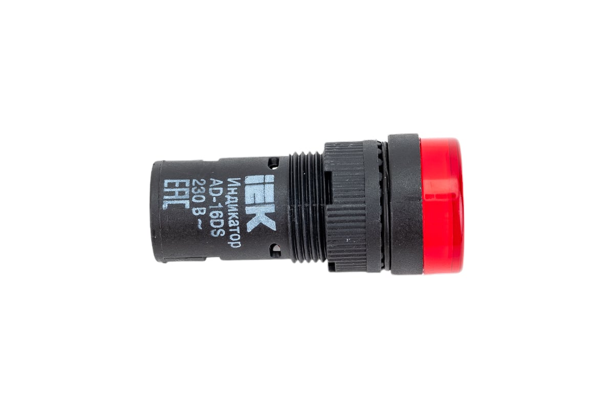 Светосигнальная арматура IEK AD-16DS 230В, красная, ИЭК BLS10-ADDS-230 ...