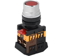 Кнопка IEK ABLF-22 красная, 1з+1р, ИЭК BBT10-ABLF-K04