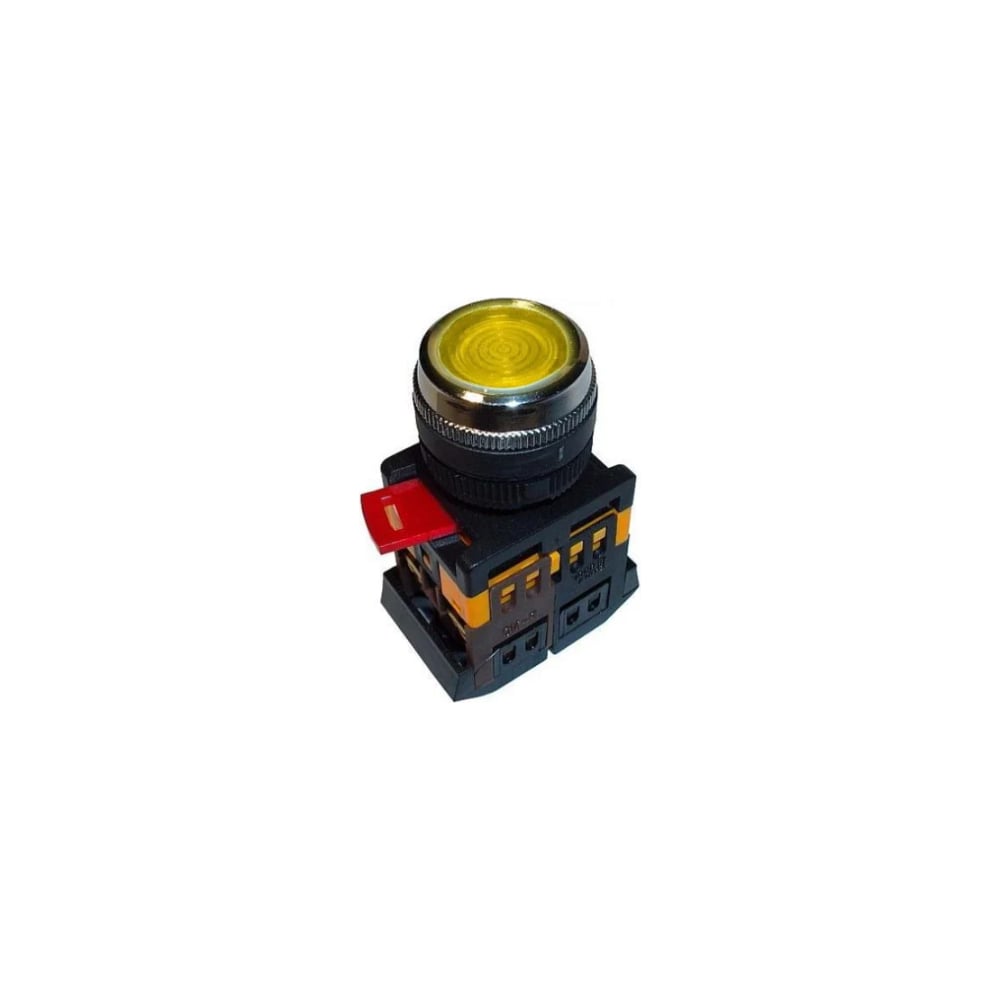 Кнопка IEK ABLFS-22 желтая, 1з+1р, ИЭК BBT30-ABLFS-K05 - выгодная цена ...