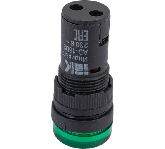 Светосигнальная арматура IEK AD-16DS, 230В, зеленый ИЭК BLS10-ADDS-230-K06-16