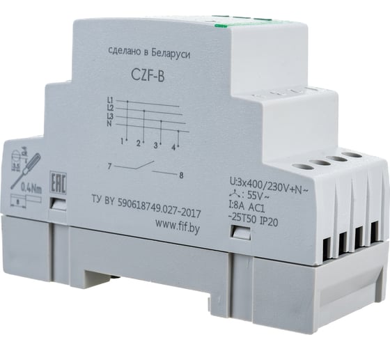 Автомат защиты электродвигателей F&F CZF-B EA04.001.002 1
