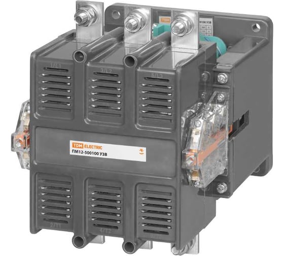Пускатель электромагнитный TDM ELECTRIC ПМ12-500100 У3В, 230 В, 4НО+2НЗ SQ0714-0034