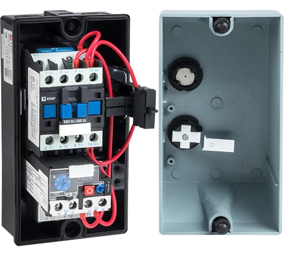 Пускатель в корпусе EKF PROxima КМЭ 9А, 230В с РТЭ Ir-7-10А IP65 ctrp-r-9-220v