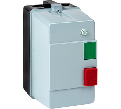 Пускатель в корпусе EKF PROxima IP65, КМЭ, 25А, 400В, с РТЭ Ir-17-25А и индикатором ctrp-r-25-400v-led